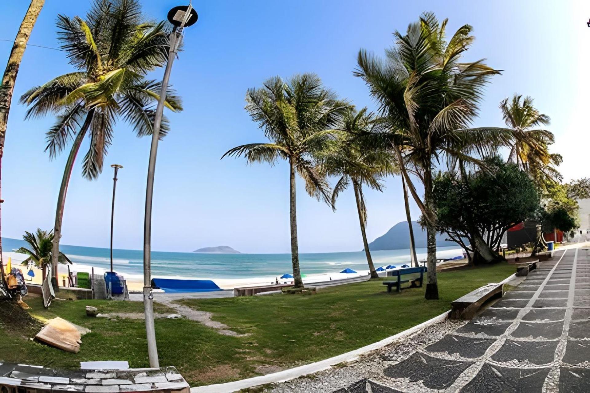 25C - Pe Na Areia Da Praia Do Tombo + Roupas De Cama + Vivo Fibra Guarujá Exterior photo